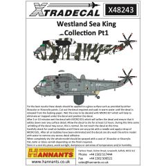 Xtradecal 1/48 Westland Sea King Decal Colletion Part 1 X48243