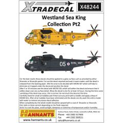 Xtradecal 1/48 Westland Sea King Decal Collection Part 2 X48244