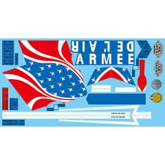 XFLY ALPHA DECAL SHEET - BLUE 