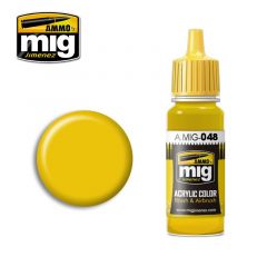 Ammo Mig Jimenez Acrylic 17ml Paint YELLOW