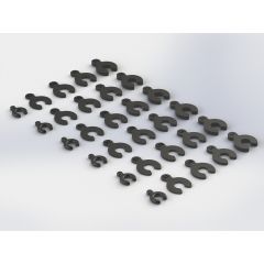 Composite Spacer Set Nero