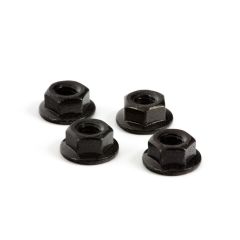 Serrated Flange Wheel Nut 4mm (4)