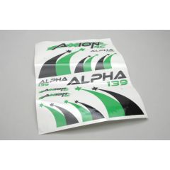 Decal Sheet (Grn-Black) Alpha 139 2