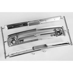 67 Chevy C/10 Grille Bumpers Chrome/Black