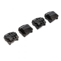 AR45P AR45 Differential Covers Black: SCX10 III