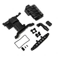 SCX6: Front Servo Mount/Engine Cover/Seals