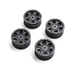 1.0 Ford Bronco Wheel Black (4): SCX24