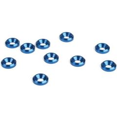 3MM Countersunk Washer Blue (10)