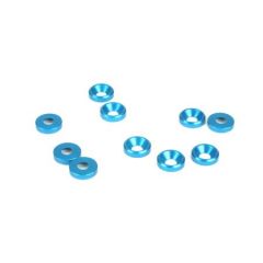 4mm Countersunk Washer Blue (10)