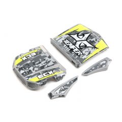 Body Set Grey/Yellow: 1:18 4WD Temper Gen 2