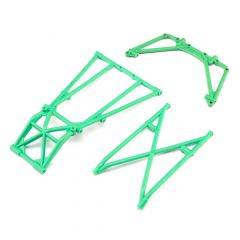 Rear Cage and Hoop Bars Green: LMT