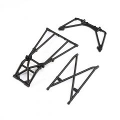 Rear Cage and Hoop Bars Black: LMT