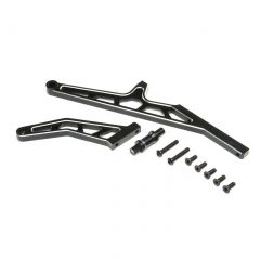 Chassis Brace SetRearAluminum Black: DBXL-E 2.0