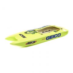 Hull with decals: Miss GEICO Zelos 36-inch Twin
