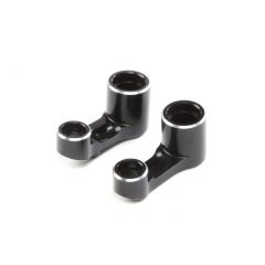 Bell Crank Set Aluminum Black: 22 5.0