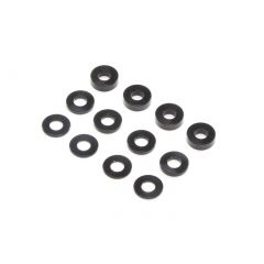 M3 Caster Block Alum Washer Set Black (4ea)