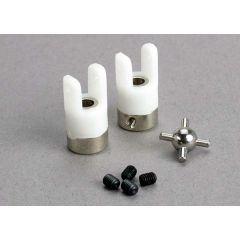 U- joints (2)/ 3mm set screws (4)