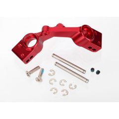 Carriers stub axle (red-anodized 6061-T6 aluminum)(rear)(2)