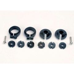 Piston head set (2 sets of 3 types)/ shock collars (2)/ spr