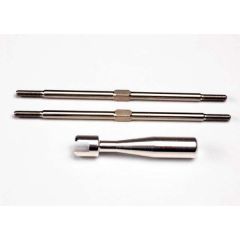 Turnbuckles titanium 94mm (front tie rods) (2)/ billet alum