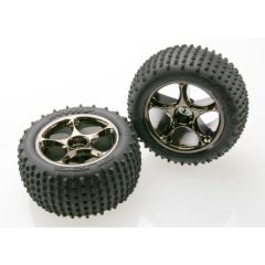 Tires & wheels  assembled (Tracer 2.2 Inch black chrome rear)