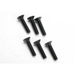 Screws 4x18mm countersunk machine (hex drive) 