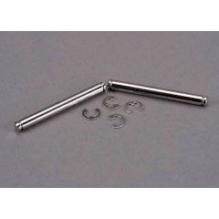 Suspension pins 31.5mm chrome (2) w/ E-clips (4)