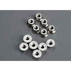 Nuts 3mm flanged 