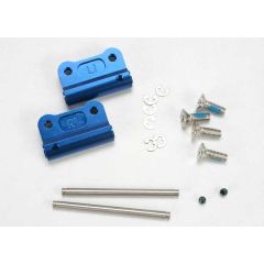 Mounts suspension arm (blue-anodized 6061-T6 aluminum)(rear