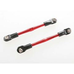 Turnbuckles aluminum (red-anodized) toe links 59mm (2) (a