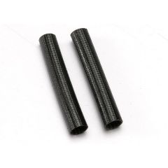 Heat shield tubing fiberglass (2) (black)