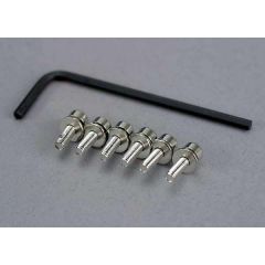 Screws 3x10mm caphead machine (hex drive) / lockwashers