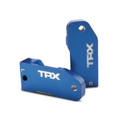 Traxxas Caster blocks 30 deg blue-anodized 6061-T6 aluminum TRX3632A
