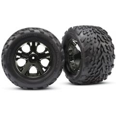 Tires & wheels assembled glued (2.8 Inch) (All-Star black chro