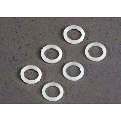 White plastic washers (5x8x1.0mm) 