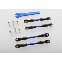 Turnbuckles aluminum (blue-anodized) camber links front