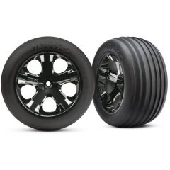 Tires & wheels assembled glued (2.8 Inch)(All-Star black chro