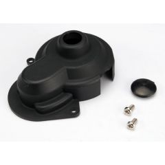 Dust cover/rubber plug (w/ screws) (Stampede/Rustler)