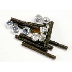 Set (grub) screws 3x25mm (8)/ 3mm nylon locknuts (8)