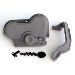 Cover gear (upper & lower) (1)/ dust plug (1)/ 3x6mm CS (3)