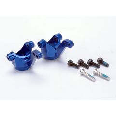 Steering blocks/ axle housings blue-anodized 6061-T6 alumin