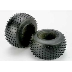 Tires Pro-Trax spiked 2.2 Inch (soft-compound)(rear) (2)/ foam