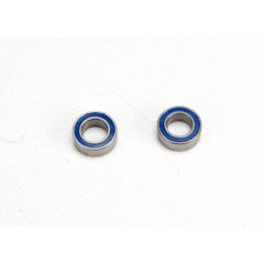 Ball bearings blue rubber sealed (4x7x2.5mm) (2)