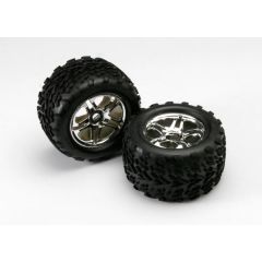 Tires & wheels assembled glued (SS (Split Spoke) chrome wh