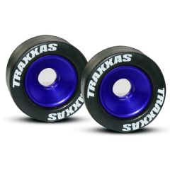 Wheels aluminum (blue-anodized) (2)/ 5x8mm ball bearings (4