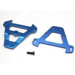 Bulkhead tie bars front & rear (blue-anodized aluminum)