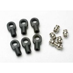 Rod ends small with hollow balls  (for Revo steering li