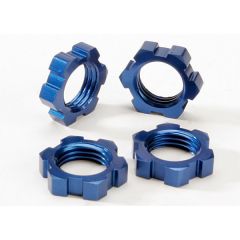 Wheel nuts splined 17mm (blue-anodized) (4)