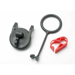 Pull ring fuel tank cap (1)/ engine shut-off clamp (1)