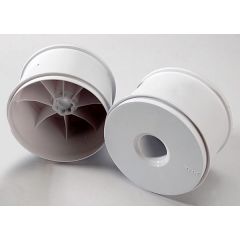 Wheels dished 3.8 Inch (white) (2) (use with 17mm splined wheel